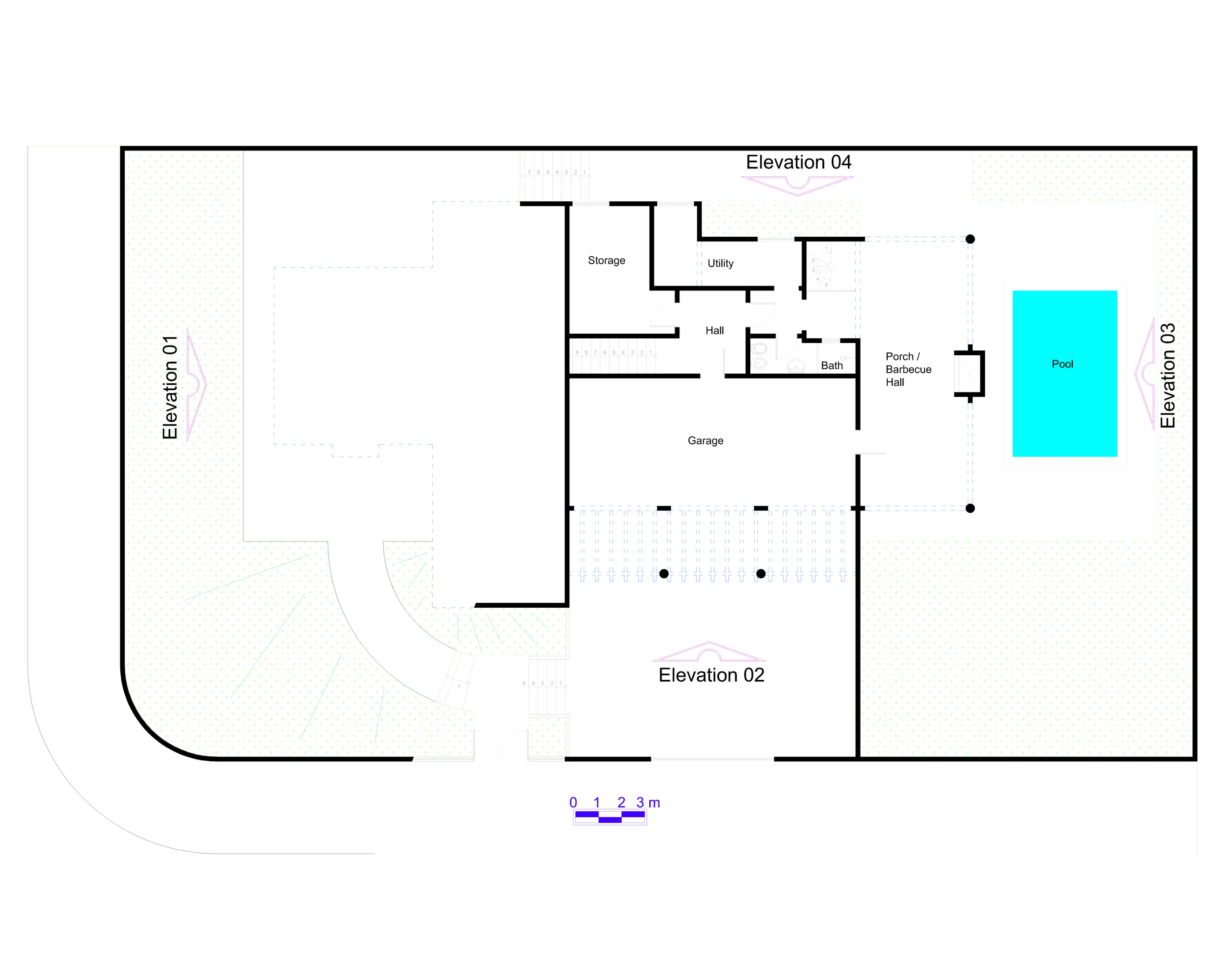 02 - Lower Floor Plan